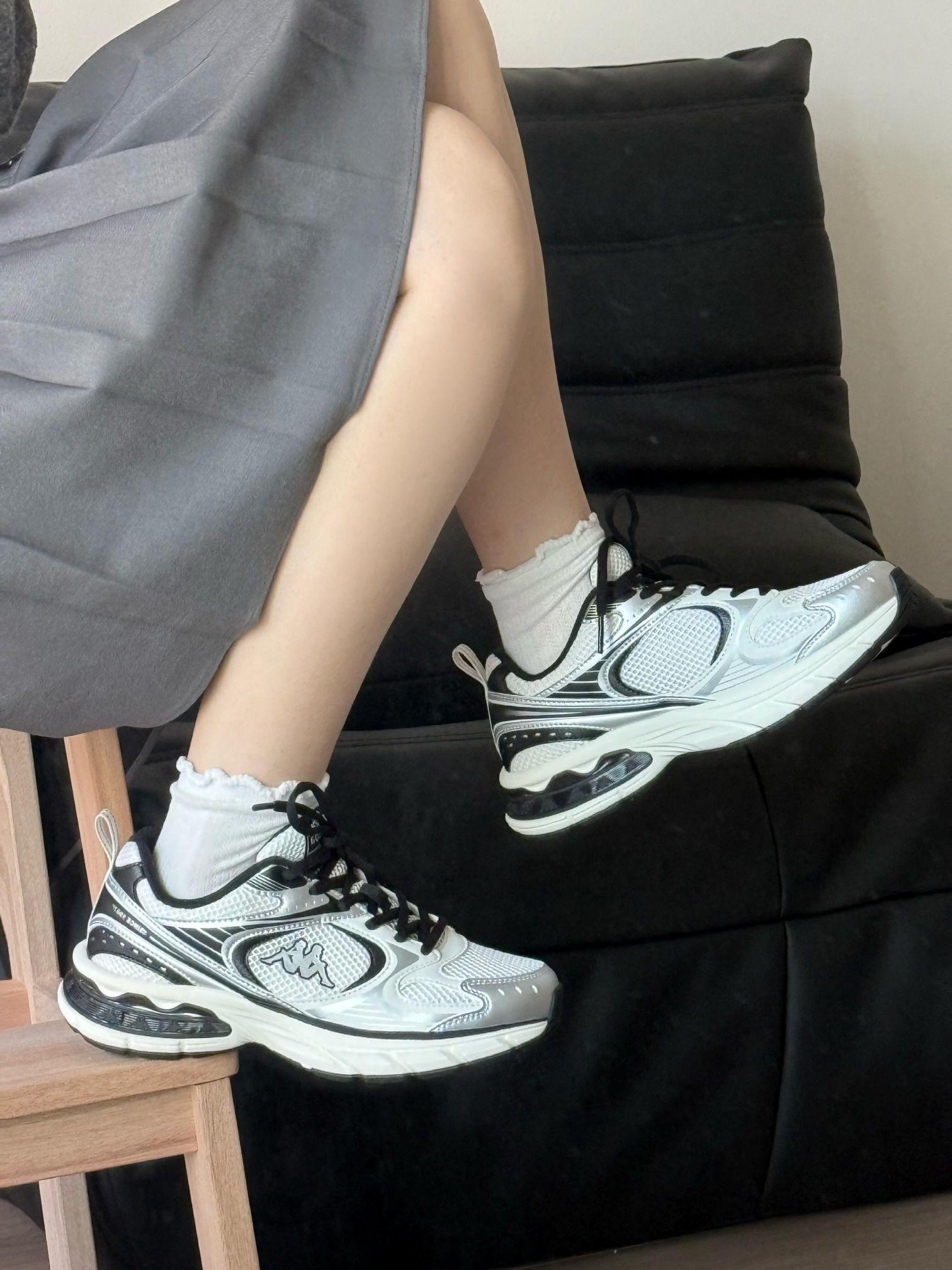 早八人锁死这双Kappa!静谧灰复古鞋好穿到哭